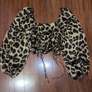 Miss Lola small cheetahs blouse